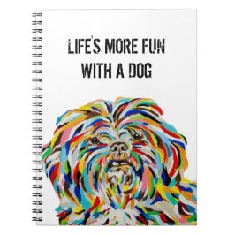 Shih Tzu Dog Notebook 6,5" x 8,75" Notizblock