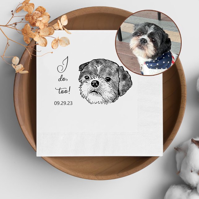 Shih Tzu Dog Personalisiert auch Serviette (Von Creator hochgeladen)