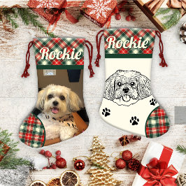 Shih Tzu Dog Personalisiert Kleiner Weihnachtsstrumpf