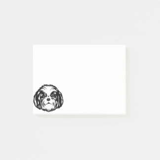 Shih Tzu Dog Post-it Klebezettel