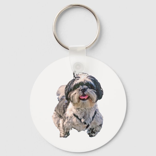 Shih Tzu Dog Schlüsselanhänger (Vorderseite)