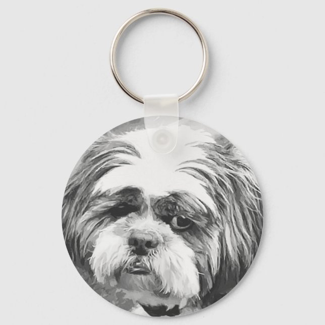 SHIH TZU DOG SCHLÜSSELANHÄNGER (Vorderseite)