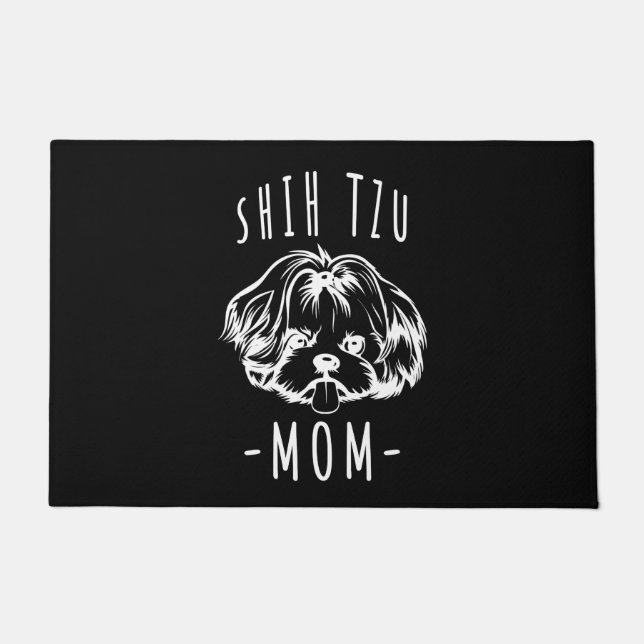 Shih Tzu Dog - Shih Tzu Mama Fußmatte (Vorderseite)