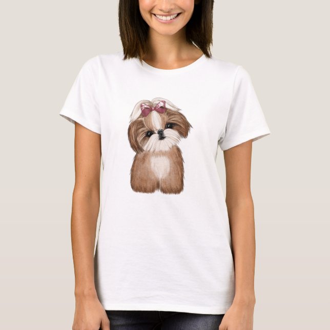 Shih Tzu Dog T-Shirt (Vorderseite)