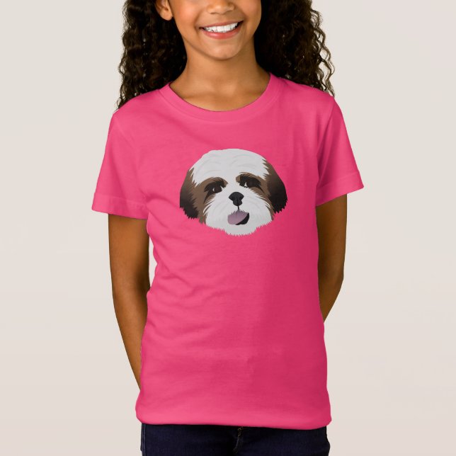 Shih Tzu Dog T-Shirt (Vorderseite)