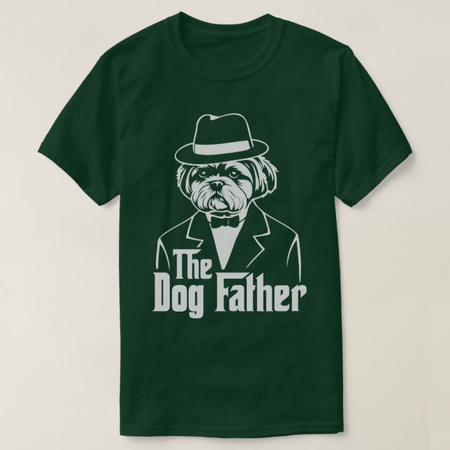 Shih Tzu Dog The DogFather Funny Pet 1 T-Shirt (Design vorne)