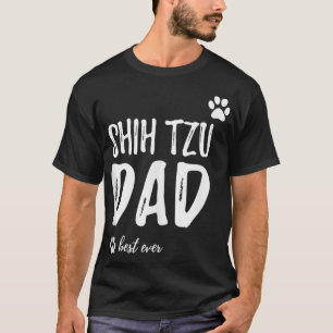 Shih Tzu Dog Vater Funny Dog Lover Geschenkidee T-Shirt