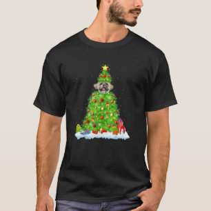 Shih Tzu Dog Xmas Lichtbaum Funny Shih Tzu Chr T-Shirt