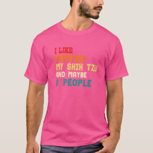 Shih Tzu for Women Hund Tzus Kaffee Vater T-Shirt