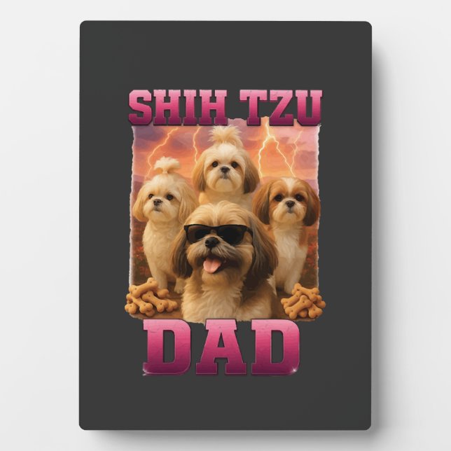 Shih Tzu    Fotoplatte (Vorderseite)