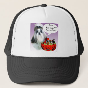 Shih Tzu (gepflegt) Halloween Candy Truckerkappe
