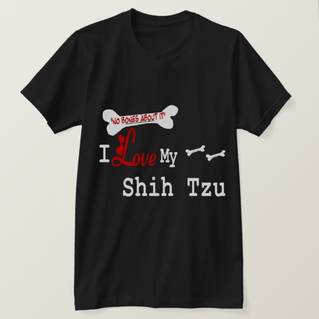Shih Tzu Geschenke T-Shirt (Design vorne)