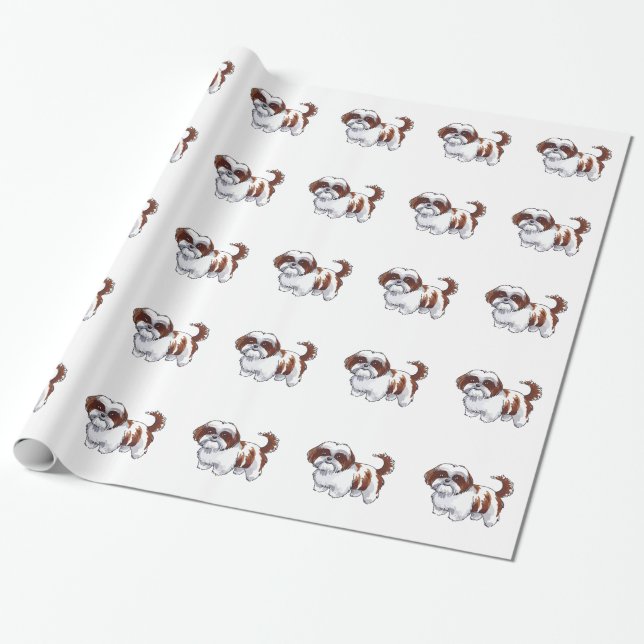 SHIH TZU GESCHENKPAPIER (Ungerollt)