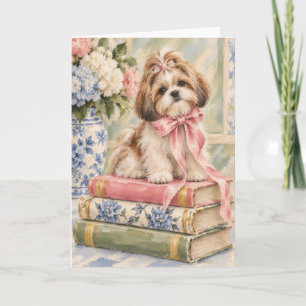 Shih Tzu Grußkarte Karte