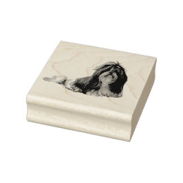 Shih Tzu Gummistempel