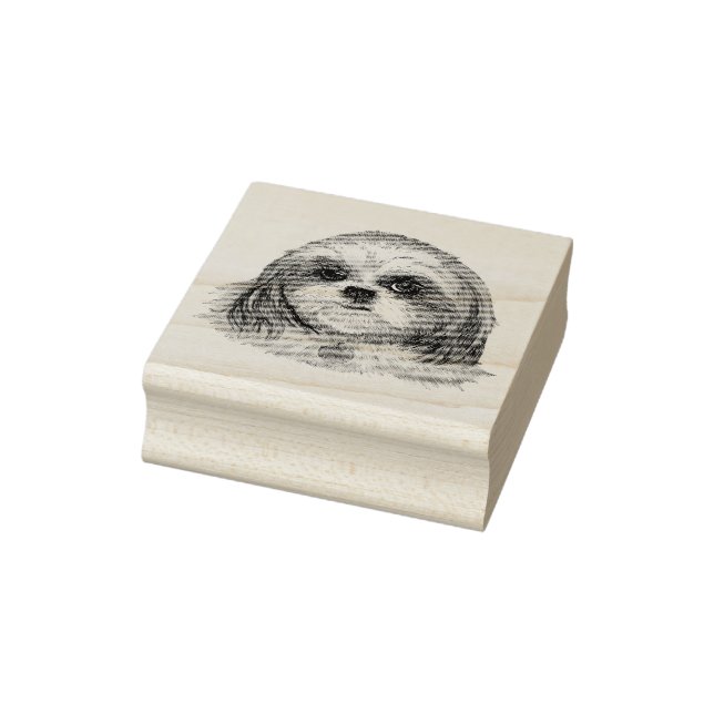 Shih Tzu Gummistempel (Stempel)