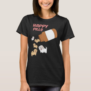 Shih Tzu Happy Pills Shih Tzu Dog T-Shirt