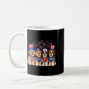 Shih Tzu Hund 250 Jahre Amerikanisch 1776 2026 4. Kaffeetasse