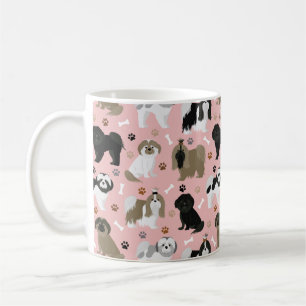 Shih Tzu Hunde Paws & Bones Tasse
