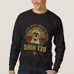 Shih Tzu Hunderassen Welpen Schoßhunde Männer Frau Sweatshirt