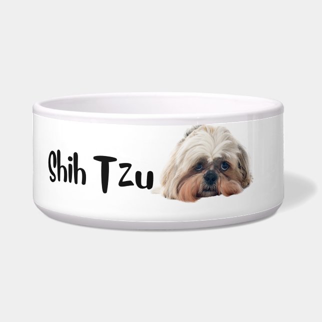 Shih Tzu - Hundeschale Napf (Vorderseite)
