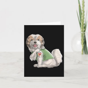 Shih Tzu I Liebe Mama Tattoo Hundeshirt Mothers Karte