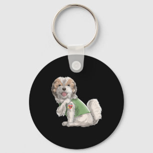 Shih Tzu I Liebe Mama Tattoo Hundeshirt Mothers Schlüsselanhänger