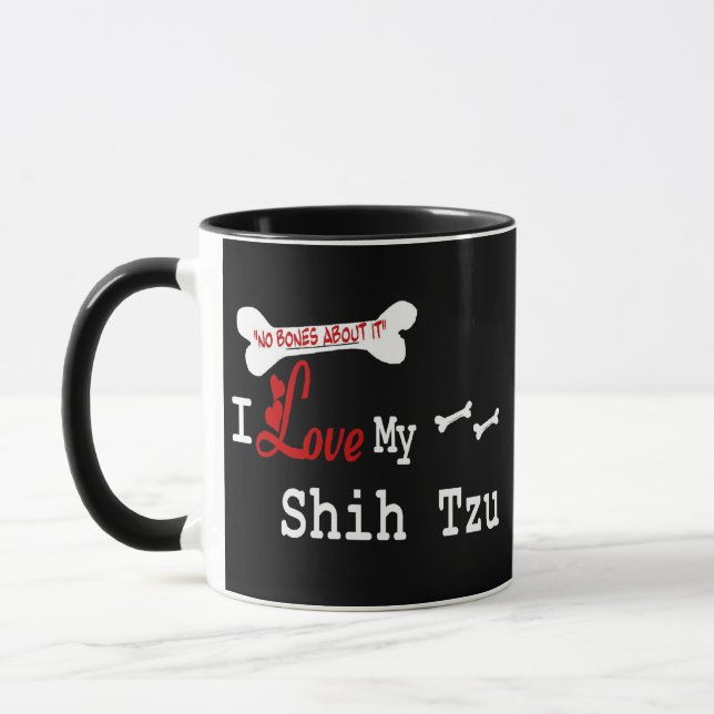 Shih Tzu (I Liebe) Tasse (Links)