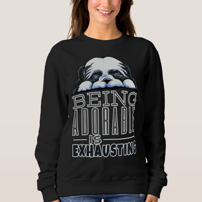 Shih Tzu ist bewundernswert Sweatshirt (Vorderseite)