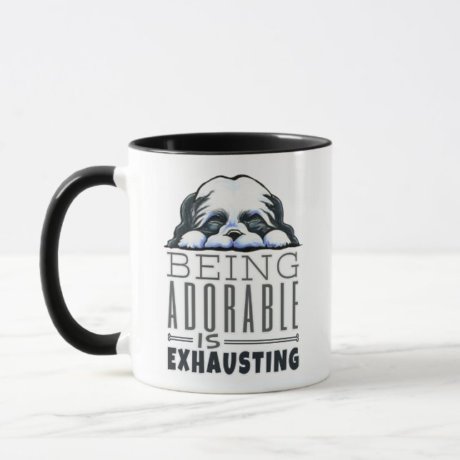 Shih Tzu ist bewundernswert Tasse (Links)