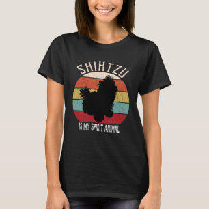Shih Tzu ist mein Geist Tierhund Männer Frauen Kin T-Shirt