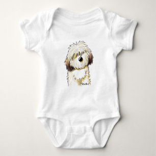Shih Tzu Karikatur Baby Strampler