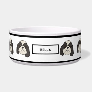 Shih Tzu - Lhasa apso - Individuelle Name Bowl for Napf