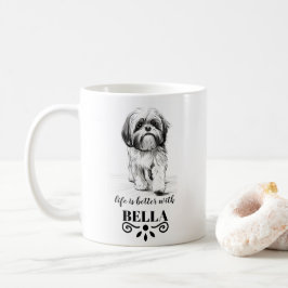Shih Tzu Life ist mit dem benutzerdefinierten Doge Kaffeetasse