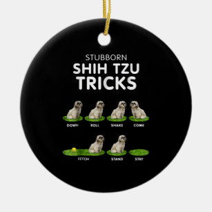 Shih Tzu Lover   Funny Shih Tzu Trick Dog Liebe Keramik Ornament