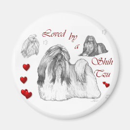Shih Tzu Lovers Geschenke Magnet