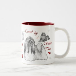 Shih Tzu Lovers Geschenke Zweifarbige Tasse