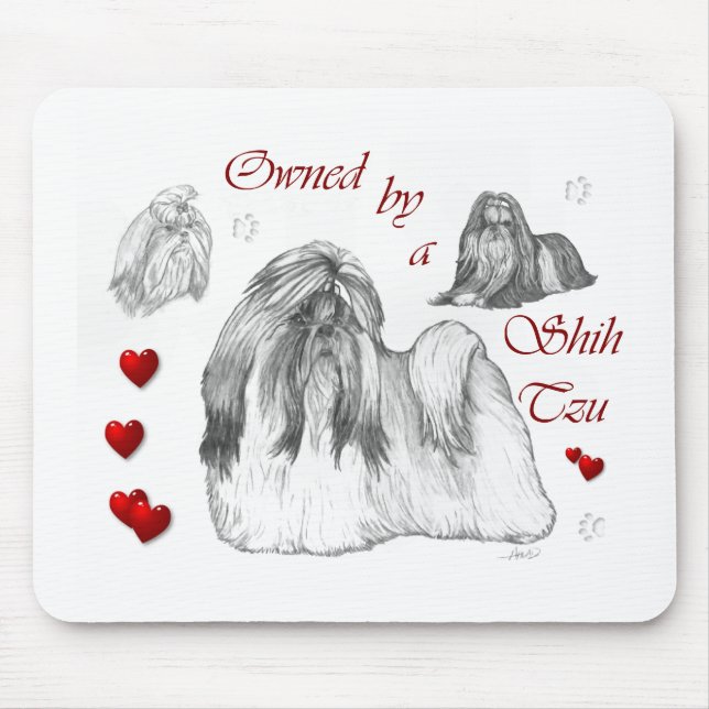 Shih Tzu Lovers Gifts Mousepad (Vorne)