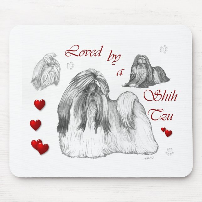 Shih Tzu Lovers Gifts Mousepad (Vorne)