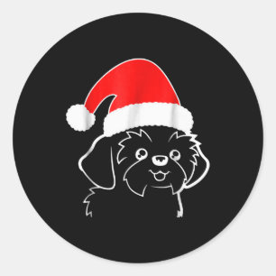 Shih Tzu Lovers   Shih Tzu Ugly Weihnachtsgeschenk Runder Aufkleber