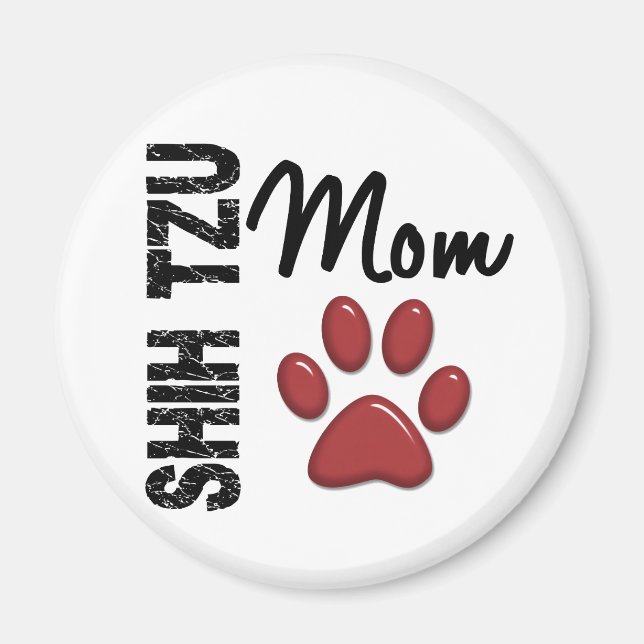 Shih Tzu Mama 2 Magnet (Vorne)
