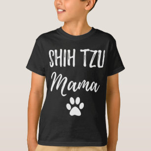 Shih Tzu Mama Funny Dog Lover Dog Mama Geschenk T-Shirt