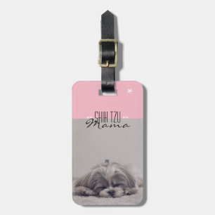 Shih Tzu Mama Gepäckmarke für Hunde-Mamas Gepäckanhänger