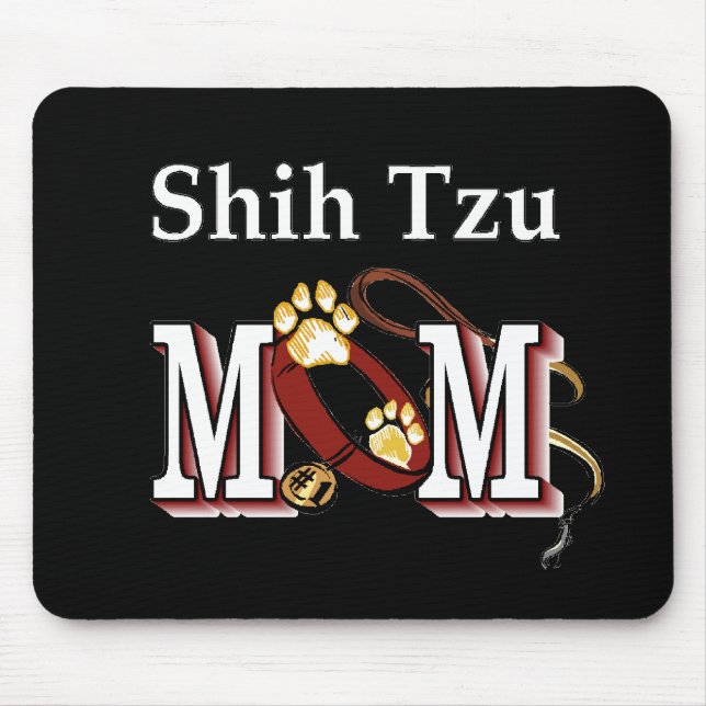 Shih Tzu MAMA Geschenke Mousepad (Vorne)