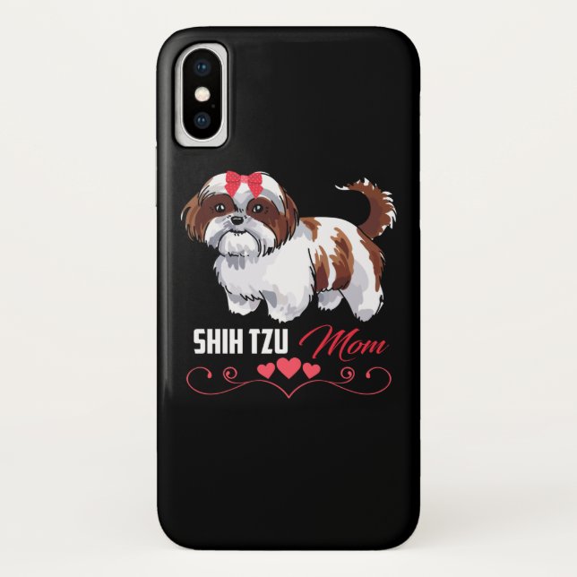 Shih Tzu Mama Niedlich Shih Tzu Dog Mama Case-Mate iPhone Hülle (Rückseite)