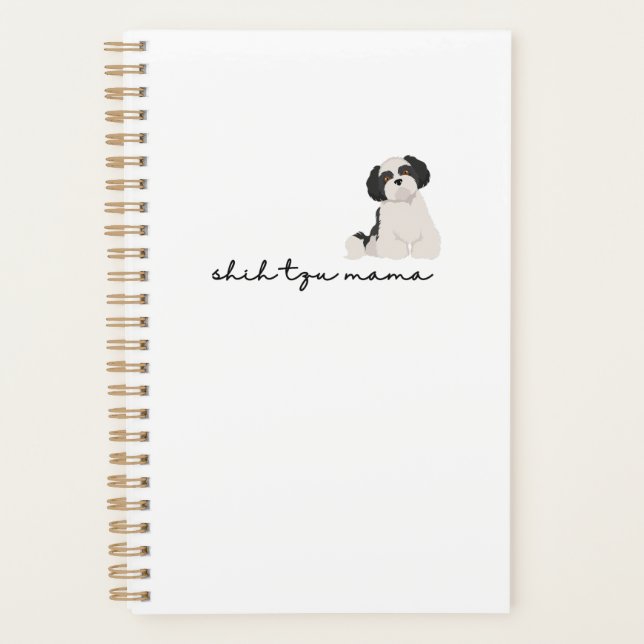 Shih Tzu Mama Planner Planer (Vorderseite)
