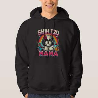 Shih Tzu Mama Shih Tzu Hund Haustier Für Frauen Hoodie
