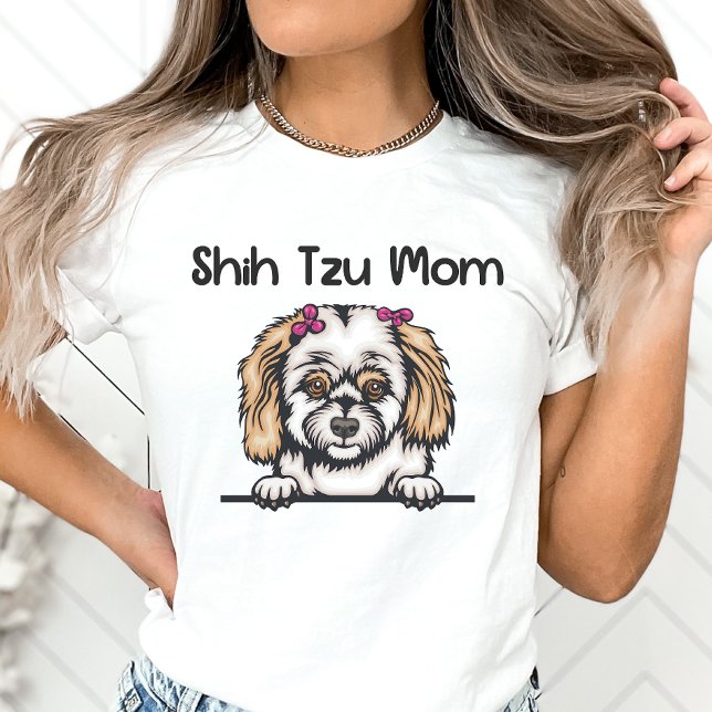 Shih Tzu Mama Shirt, Dog Mama T-Shirt (Von Creator hochgeladen)
