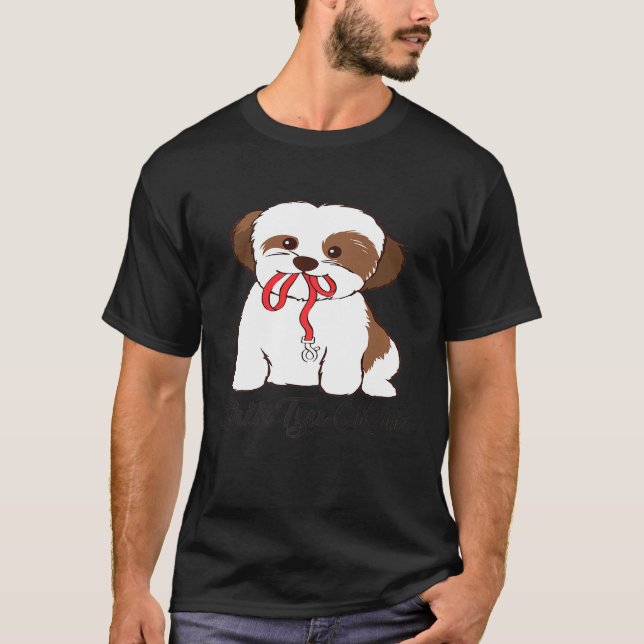 Shih Tzu Mama T-Shirt (Vorderseite)