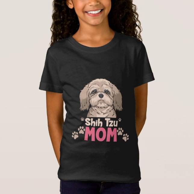 Shih Tzu Mama T-Shirt (Vorderseite)